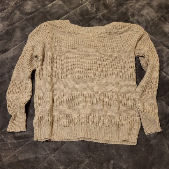Olive & Oak Women's Knit Sweater, Beige Brown, Medium - Picture 3 of 9
